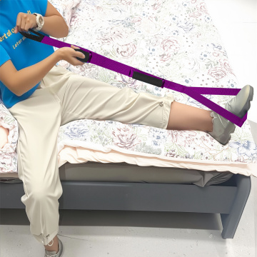 Purple Mobility Strap for Elderly Leg Lifter Safety
