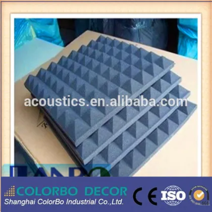 Acoustic ceiling board/multicolor polyester tile panel