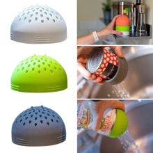 Multi-use Silicone Micro Kitchen Colander Can Drainer Lid Food Mesh Fast Cooking for Drain Chickpeas Kidney Beans Tinned Fruit