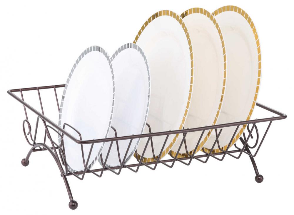 One tier color dish rack