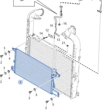 Heavy Duty Truck Air Condition Condenser