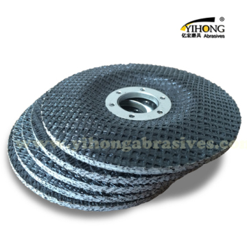 reinforced fiberglass backing for abrasive flap disc