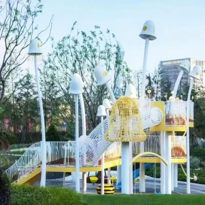 Multi-person Double Ring Non-powered Swing Amusement Equipment