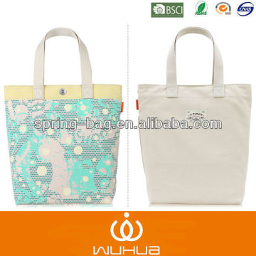 2014 fashion print women canvas tote bag