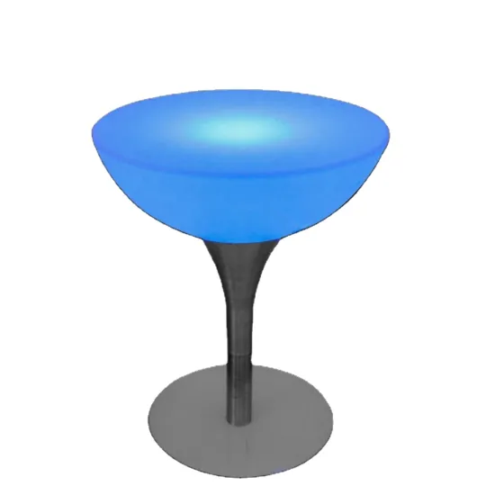 rigeba Led outdoor Furniture Nightclub Modern RGB 16 colors Led Table for ktv club