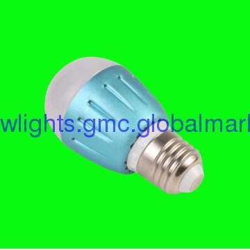 3W die-casted aluminum LED bulb light bule surface