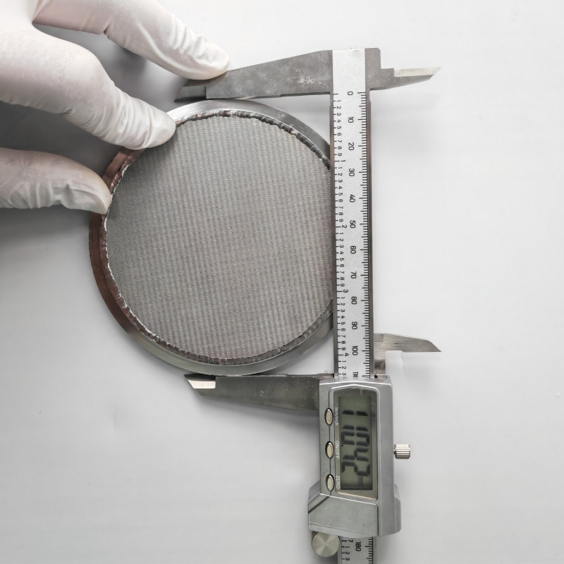 ISO100 Outer-Ring Sintered Mesh Stainless Steel Support Filter (3)