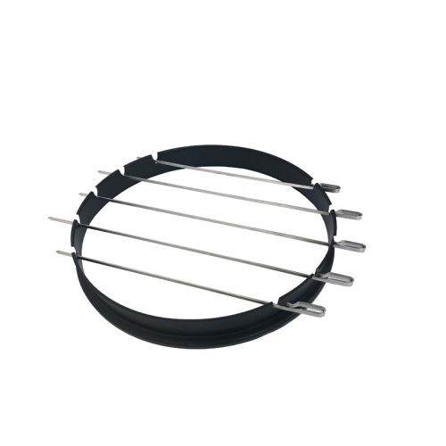 Rotisserie ring met kabob spies set