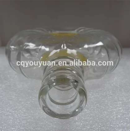 Super Flint Glass Flat Xo Bottle Glass Voss Glass Bottles 750 ML