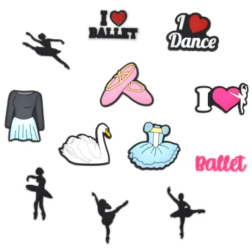 Popular Wholesale Cartoon Shoe Charms for Ballet Shoe Decoration