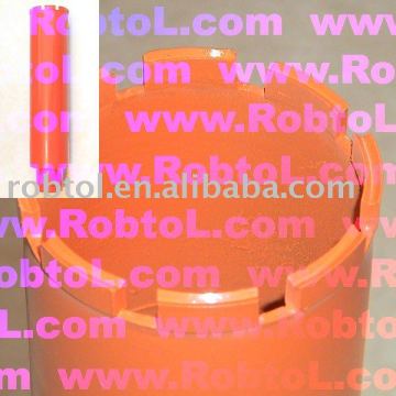 Whole Piece Heavy Duty Diamond Core Bits with "V" Segments for Cured Concrete. Also for Brick and Block---CBWG