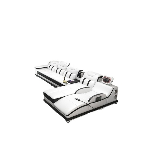 Set Sofa Kulit Urut Pintar Moden