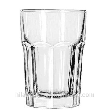 Promotional machine made clear glass cup