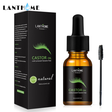 Lanthom Organic 100% Castor Oil Serum for Hair & Eyelash Growth