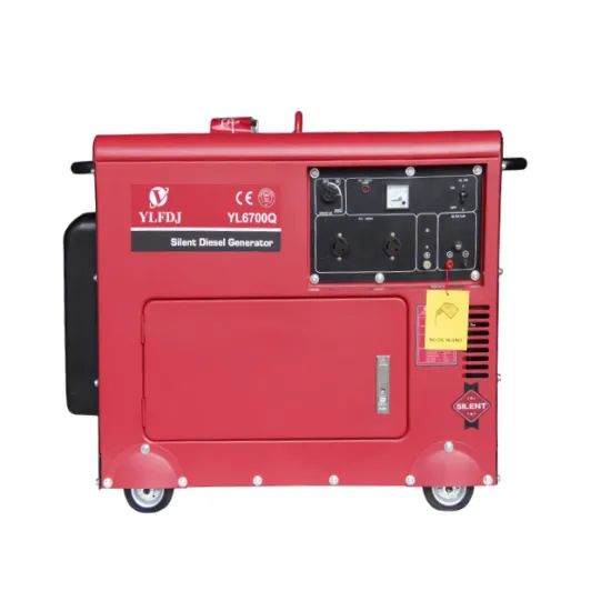 Portable Air-Cooled Diesel Generator 5.6KVA Silent Household Generator