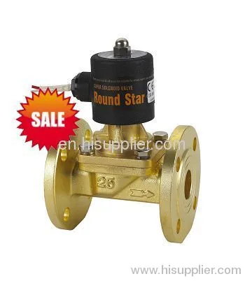 2 Way Brass Ip54 Metal Coil Flange Connection Steam Magnetic Valve 
