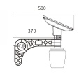 18W Apple-Shape Solar Garden Light