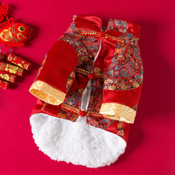 Chinese Style Pet Clothes for Spring and Autumn