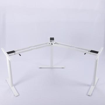 Height Adjustable L Shaped Computer Desk