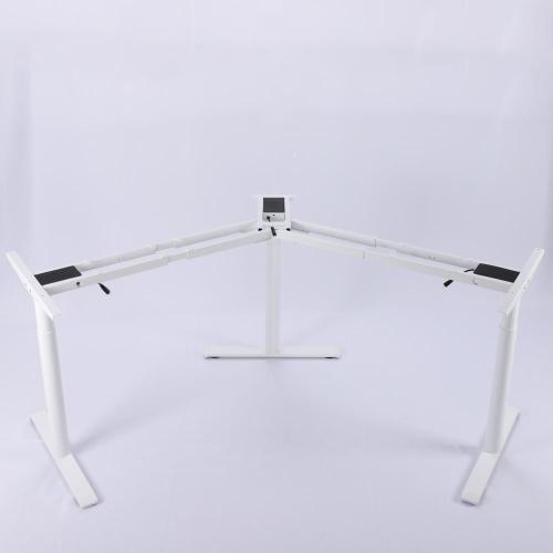 Height Adjustable L Shaped Computer Desk