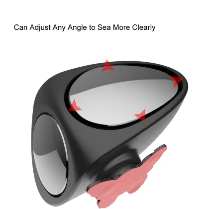 Dual-Vision Auxiliary Mirror: Car Rearview and Blind Spot Round Mirror