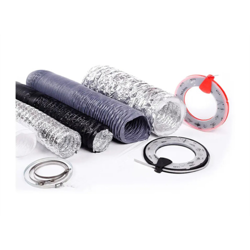 Aluminum Foil Flexible Air Duct Aluminum Acoustic Single Layer Polyester Combi Insulated Flexible Duct Manufactory