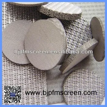 stainless steel sintering mesh filter disc for pharmaceutical