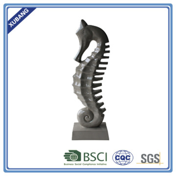Resin Sea horse with base home decor figurine