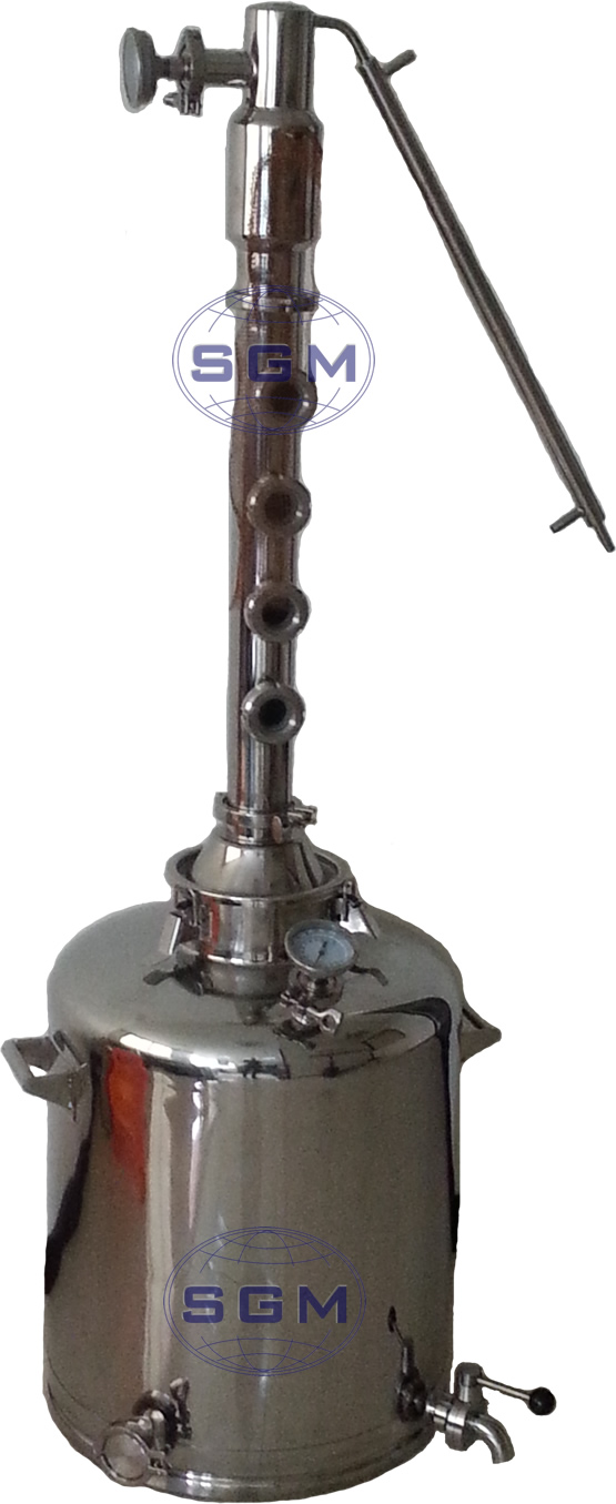 Equipamentos de destilação em aço inoxidável/de cobre/destilador doméstico