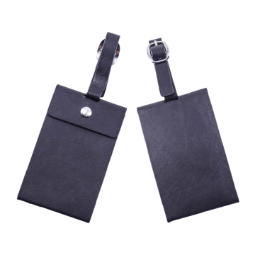 Waterproof Faux Leather Custom Travel Luggage Tag Cover