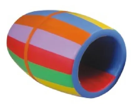 Rainbow Barrel Tunnel Indoor Soft Play Equipment