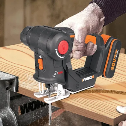 Worx 20V Electric Saw WX550 Cordless Reciprocating Saw jigsaw 2in1 Rechargeable Scroll Saw Multi purposed saw Handheld PowerTool