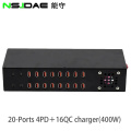 Chargeur de 20 ports / 4type-C et 16USB-A