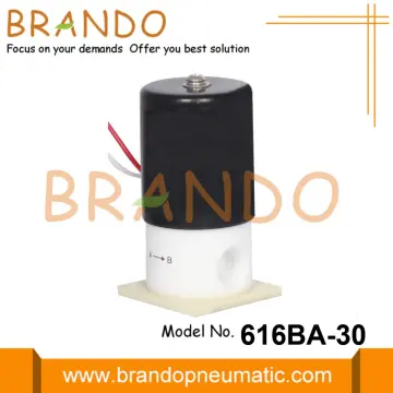 1/8'' PTFE Diaphragm Isolation Solenoid Valve 12V 24V