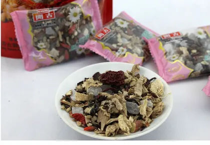 Warm-Up Body Ginseng & Ginger Herbal Tea 8 Treasure Tea