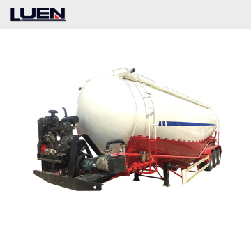 China Factory 3 Axle Lime Powder/Ore Powder Tank Semi Trailer for Sale