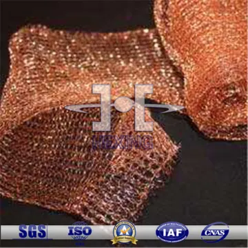Brass vapor-liquid filter knitted wire mesh