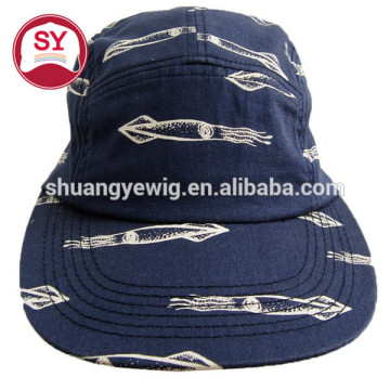 custom cap and hat design your own printed wholesale 5 panel hat