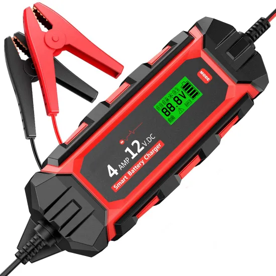 12V 4A Deep Cycle Battery Smart Charger: Lead Acid Battery Charging Solution