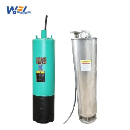 SLAPK High Pressure Submersible Multistage Bottom Suction Water Pump for Sewage Discharge