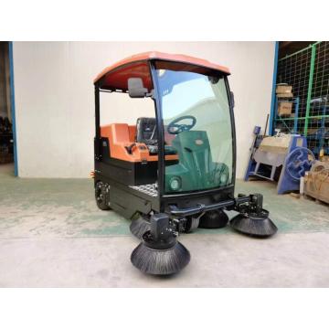 Electric Street Retractable Sweeper Cleaning Truck