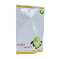 Customized Resealable compostable ziplock bag pouch