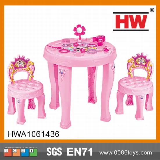 Combo tableware accessories Roundtable plastic table and chair