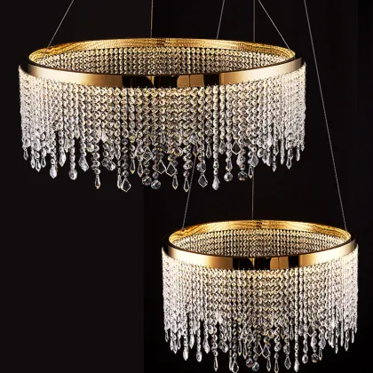 Luxury Designer Hotel Wedding Decor Crystal Chandelier