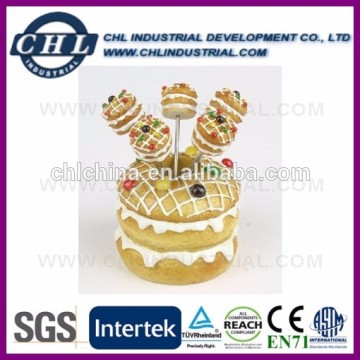 Promotional resin stainless steel fork for gift