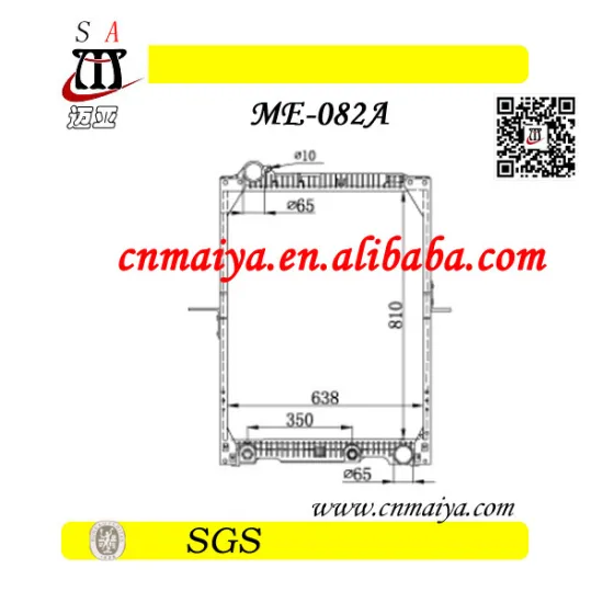 6525011601 autoparts for radiator