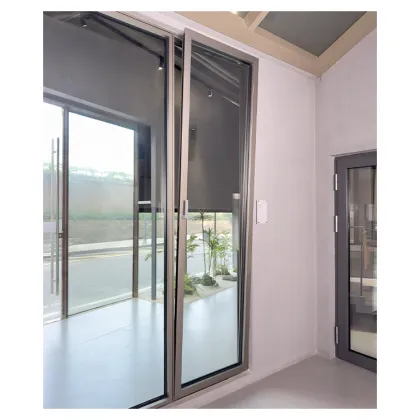 Custom Design Champagne Soundproof Balcony Windows