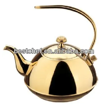 stainless steel wire handle Golden multiple function kettle