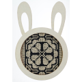 Imanes de nevera con forma de conejo hechos a mano de estilo étnico