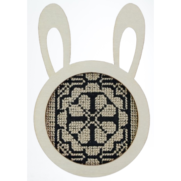 Imanes de nevera con forma de conejo hechos a mano de estilo étnico